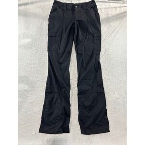 Duluth Trading Co Womens Black Nylon Cargo Pants Size 6x35 Outdoor Work Trousers